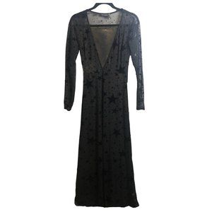 Mesh Star Maxi Dress